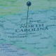 Map of North Carolina for NC Debt Setoff blog